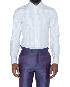 West Purple Stripe Shirt