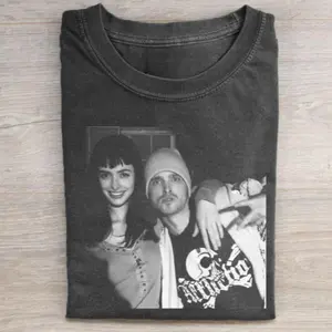 Vintage Jesse Pinkman and Jane Margolis Graphic Tee, Breaking Bad Movie Shirt, Funny Graphic Tee, Movie Parody Tshirt, Couple Shirt, Walter White Womenswear Clothing
