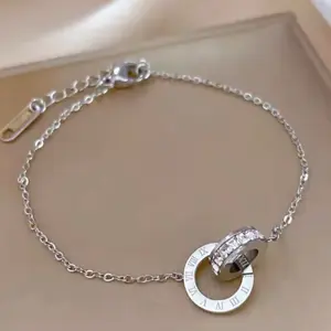 Roman Numeral Bracelet- Silver