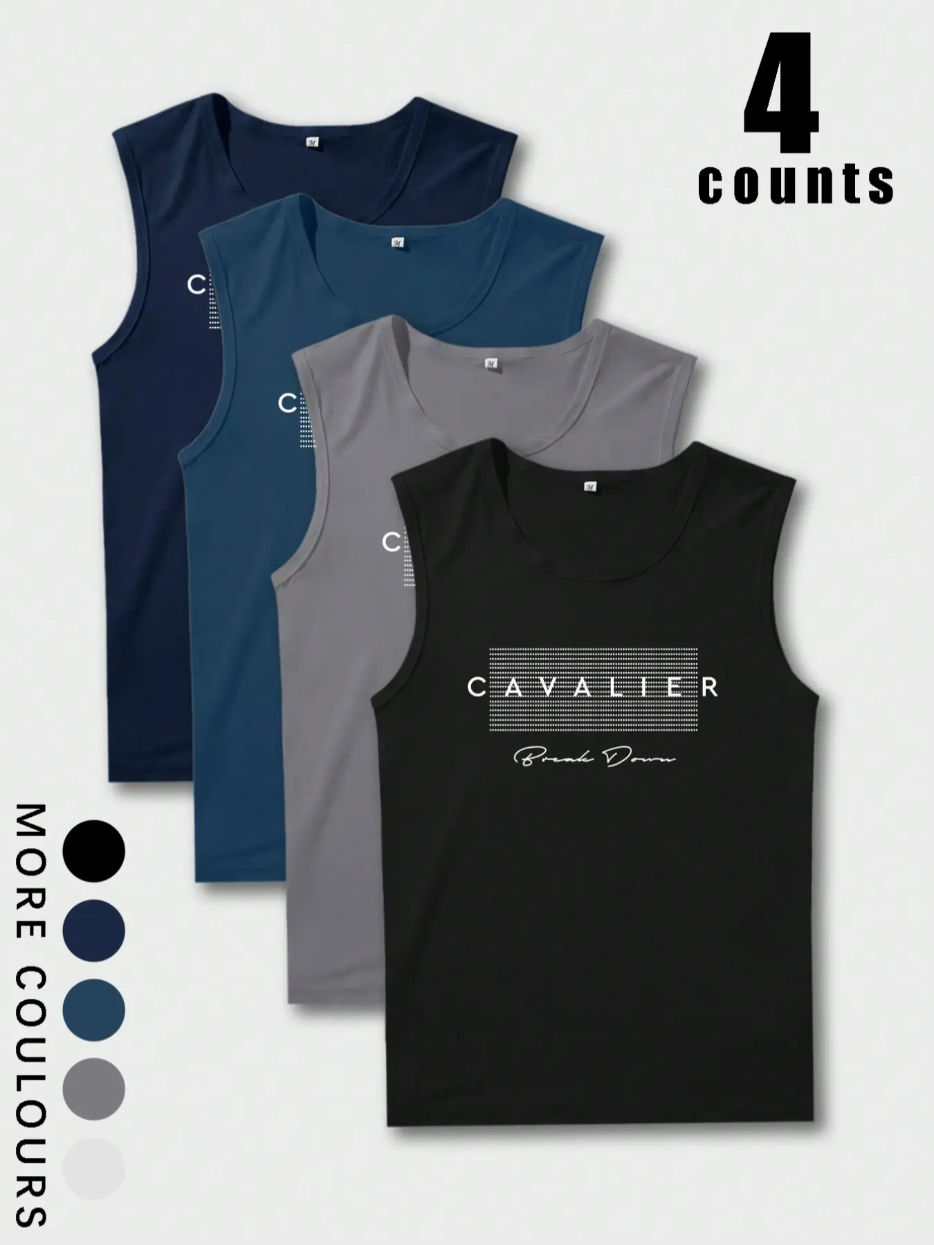 Men's Sleeveless Vest Set, Tank Tops, Stylish Tank, Comfortable Casual Fitted Summer T-Shirts, Daily Wear Trendy Men's Clothing, Essential Knit All-Season Innerwear