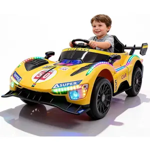24V Electric Ride On Car with Parent Remote Control, Dual 390W Motors, 109" RGB LED Light Strip, 3-Speed, accelerator pedal,Bluetooth/USB Music, Safe Slow Start, 1.4–3.5 MPH & Teens Up to 15 Years