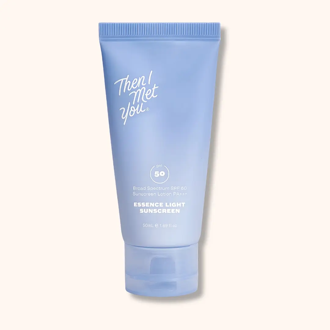 Then I Met You Essence Light Korean Sunscreen SPF 50 PA+++ Lightweight Hydrating Sun Protection for All Skin Types