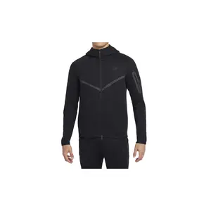 Tech Men's Full-zip Windrunner Hoodie "BLACK/BLACK" HV0949 010