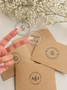 (25 Pack) Custom Wedding/Engagement Stickers (25 Pack)