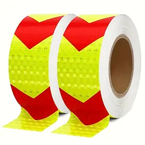 High-Visibility Reflective Safety Tape - Ensures Nighttime Protection for Automotive Vehicles, Trailers & Signs - Durable Weatherproof Film, Ideal for Car Body, Boats & Retail Use