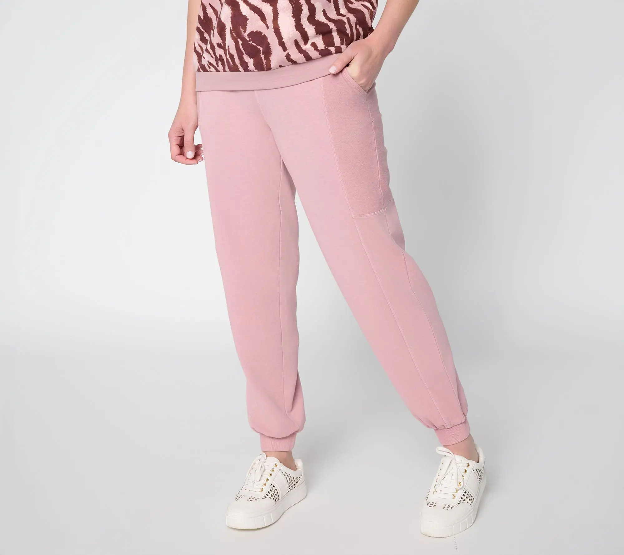 LOGO Lounge by Lori Goldstein Petite Pull On Ankle Pants