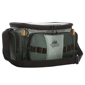 Fats Soft-Sided Fishing Tackle Bag with 2 Medium Lure Boxes, Polyester