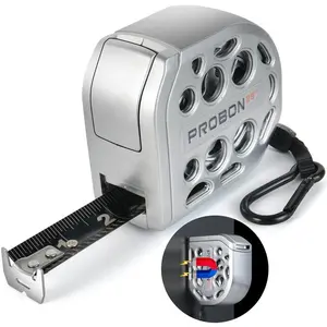 16FT Retractable Tape Measure Stainless Steel Measuring Tape With One sided Scale Waterproof Portable AutoLock Ruler With Magnetic engineer tape