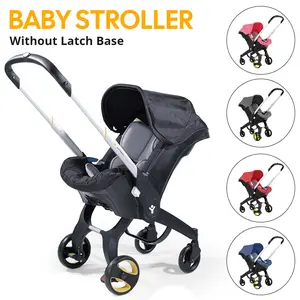 Baby Stroller,(No Have Base) High Quality & Multi functional Newborn Stroller, 4 Wheel Travel stroller for Baby, Foldable Infant Stroller without Latch Base, dealsforyoudays   #Summervibes