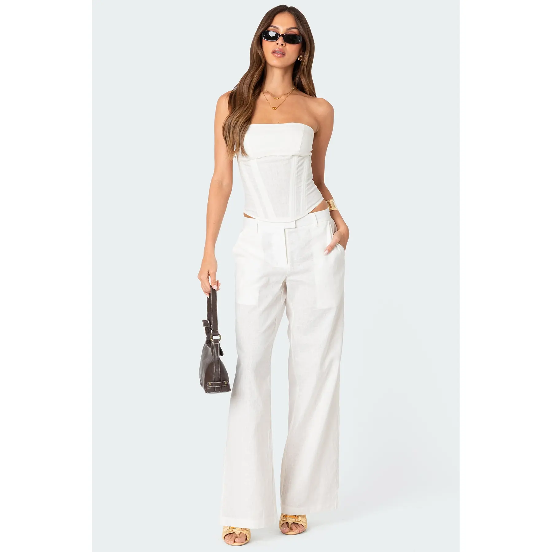 Arya Linen Look Pants