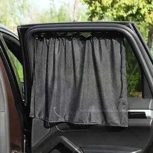 Car Window Sunshade with Suction Cup, Mesh Side Window Curtain, UV Protection Car Privacy Shade, Easy Install Car Accessories