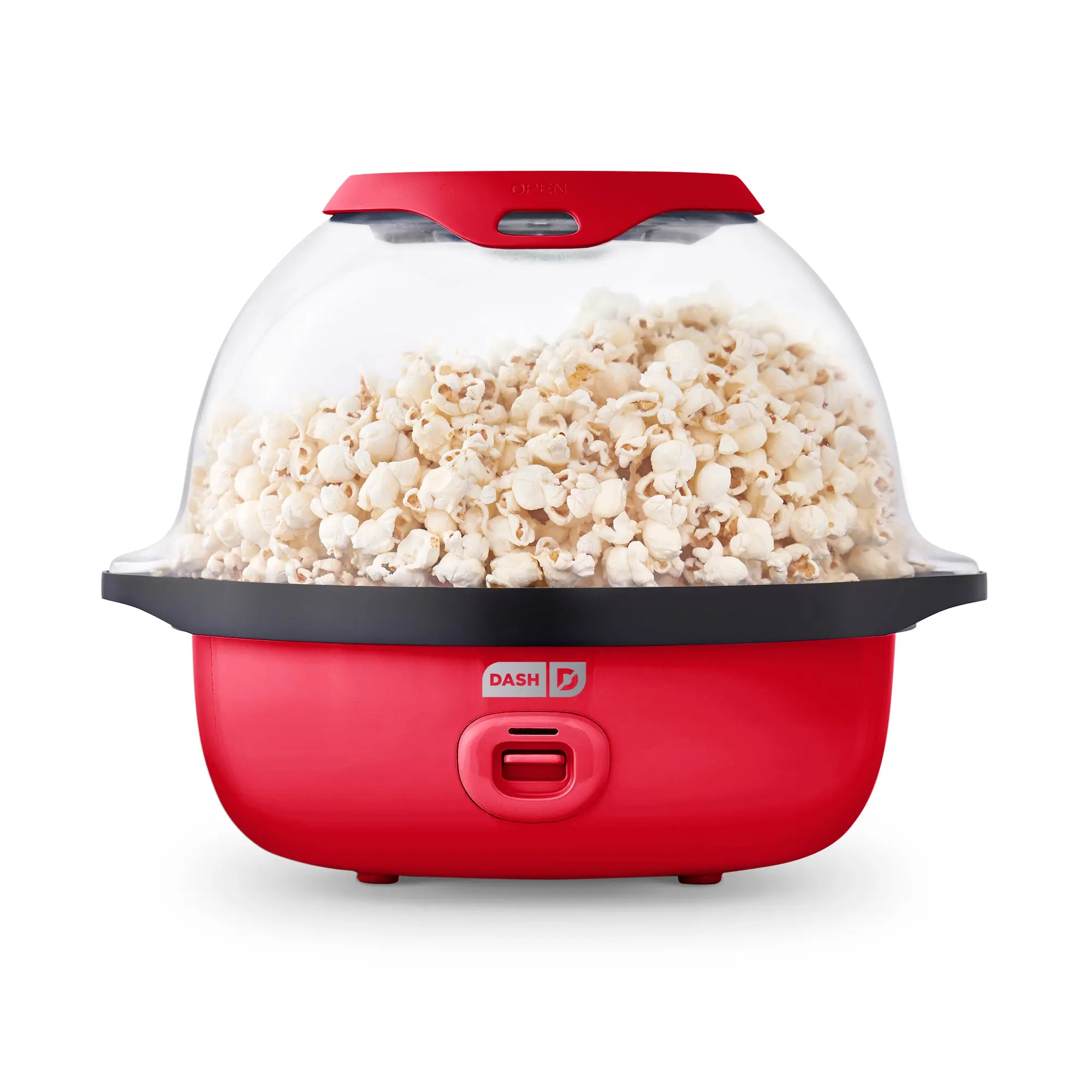 Dash SmartStore Stirring Popcorn Maker - 24-Cup Countertop Popper, Works with Any-Size Kernels, PTFE Nonstick Bowl for Easy Cleanup, Stack & Store Design