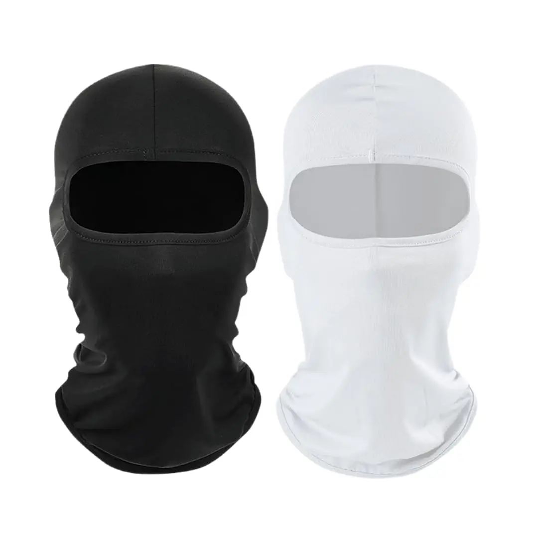 Balaclava Face Mask Dustproof Windproof UV Protection Open Eye Face Covers for Outdoor Sports Cycling Motorcycle Skiing, Black