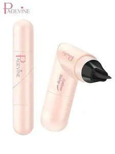 PAGE VINE 2-in-1 Dual-Ended Eyeliner Stamp Pen, Waterproof Smudge-Proof Long-Lasting, Left & Right Eye Stamps for Beginners, Black/Brown Eyeliner (Beauty & Personal Care)