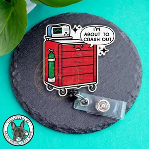 Crash Cart Retractable Badge Reel