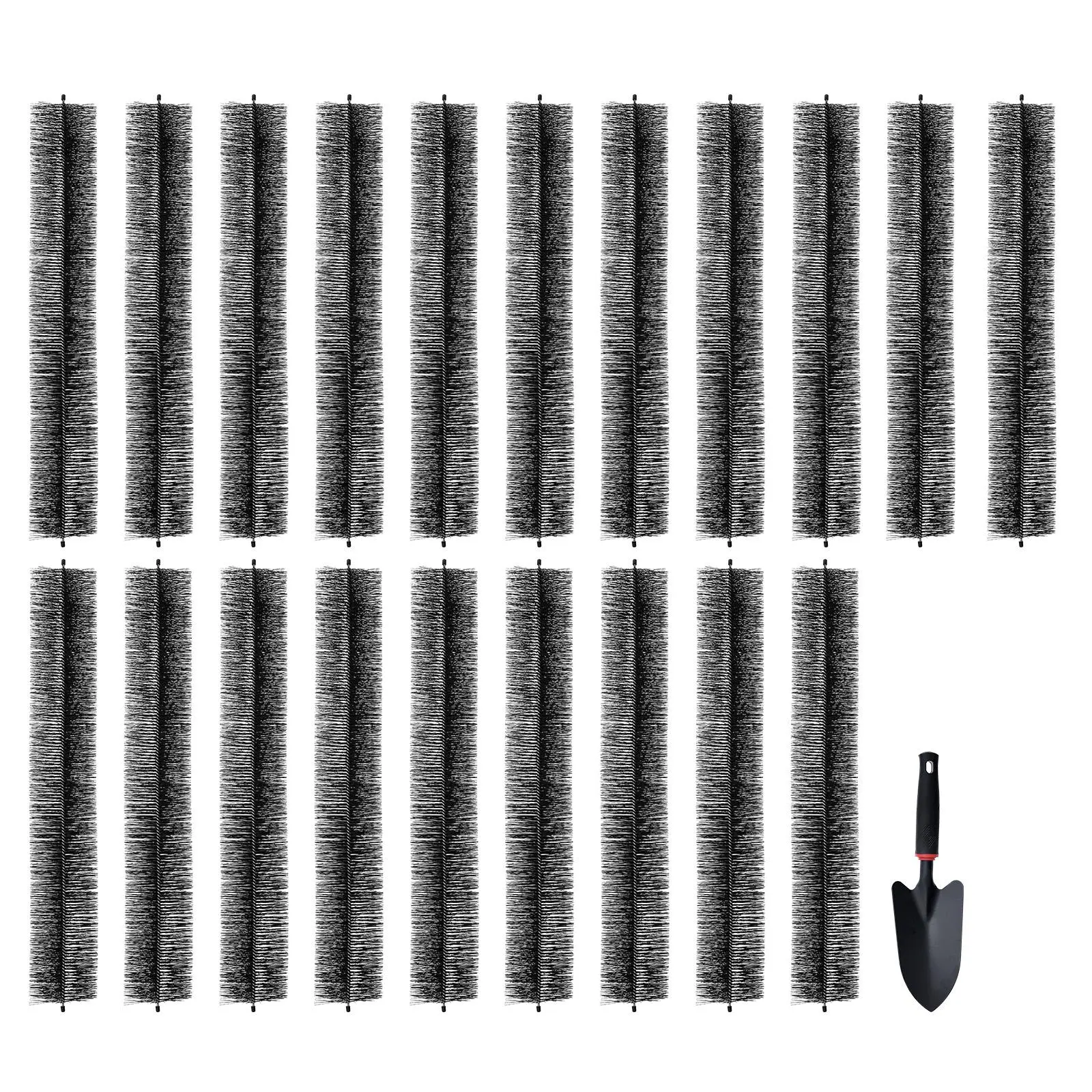 【Summerfinds】VEVOR Gutter Brush, 60 Feet Total Length 5.25 inch Diameter Gutter Cleaning Tools, Ground-Level Gutter Brush Leaf Guard for 5 Inch Gutters, Easily Clear roof Leaves and Debris, 20 Pack Steel Cleaner