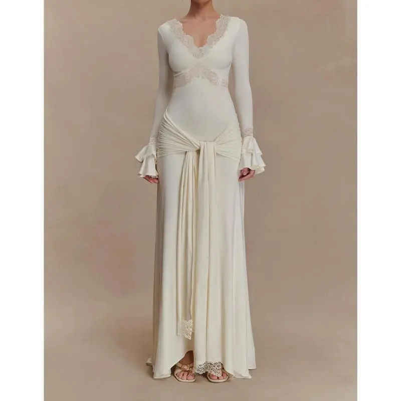 fitted lace wedding dress STYLEST DreamSculpt™ Puff Sleeve Zip One-Piece Swimsuit – Stylest