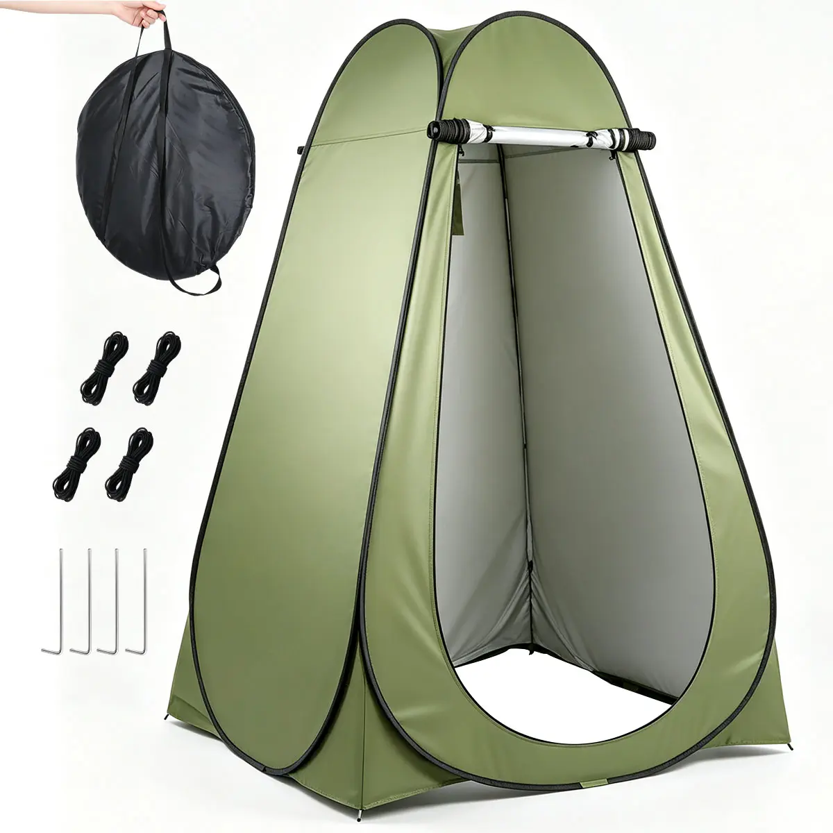 Portable Pop Up Shower Tent Instant Privacy Dressing Changing Tent Outdoor Shower Room Camp Toilet Tent