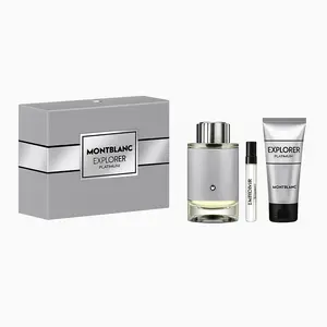 Montblanc Explorer Platinum Gift Set For Men