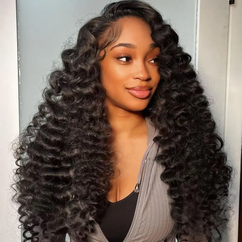 ISEE NEW ARRIVAL Wear Go Half Wig, Loose Curly Invisible Hairline Loose Deep Flip Over, Beginner Friendly Natural Looking, Half Wig Curly Hair #TikTokShopSpringGlowUp, Natural Looking Wig #ISEECrochetNewArrivals #SummerVibes,summerwins