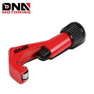 Retractable Tubing Cutter, 1/8 – 1-1/8 Inches, Portable Pipe Cutting Tool w/ Micrometer Adjuster, Alloy Steel Cutting Edge, Aluminum Body