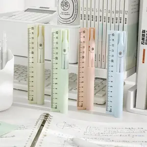 3 in 1 Function Tool Compass Ruler and Pencil, Learning Measuring Drawing Tool for Students, School and Office Supplies, Portable, Multifunctional Stationery