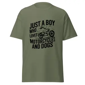 Hounds & Harleys: The Ultimate Biker’s Best Friend Tee