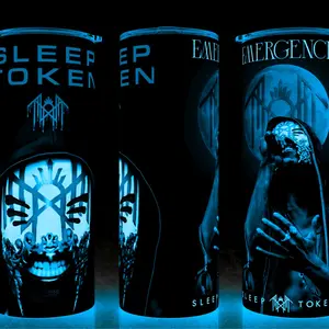 Glow in the Dark Sleep Token - Vessel - Emergence Rock Band Cup Mug Tumbler 20oz Drinkware Stainless Steel Insulated  Reusable Portable Beverage Flasks