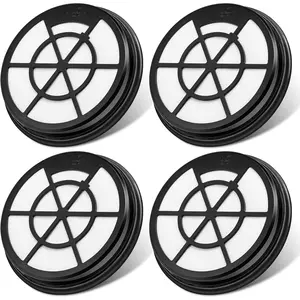 NEN110A Vacuum Filter, Inlet Frame and Sponge Filter Compatible with Eureka Whirlwind Bagless Canister Vacuum Cleaner, Fits NEN110A, NEN110B, NEN110D(4-Pack)