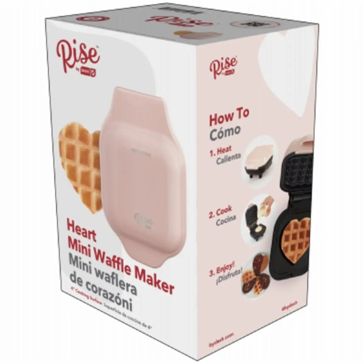 Storebound 112119 Heart Mini Waffle Maker