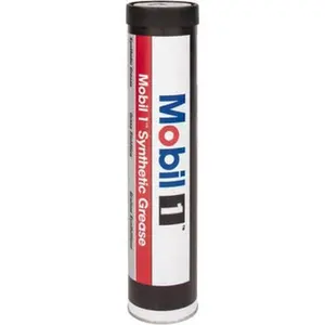 Mobil 1 Synthetic General Purpose Grease - 13.4 oz Cartridge, Red, High-Temp (Max 302°F), NLGI 2, 121071 for Cycling & Outdoor Recreation Gear