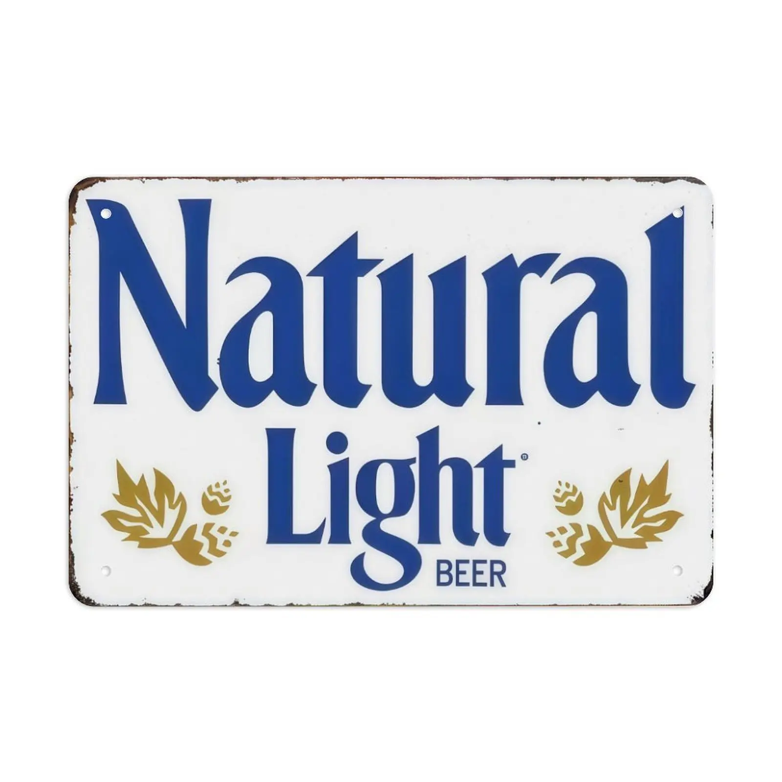 8x12in Casual Temperature-Resistant Natural Light Beer Retro Rustproof Coat Aluminium Wall Sign - Vintage Tools-Sports Themed Room Decor Plaque, Garage Man Cave Game Room Accessory, Gift for Husbands, 8*12In