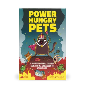 Power Hungry Pets by Exploding Kittens - Strategic Card Game by Exploding Kittens - Fun Family Board Game Night Adventure | Ages 7+ | 2-6 Players