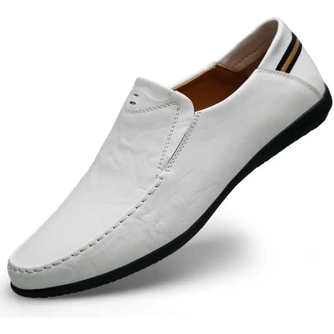 Loafer Premium Genuine Leather Men's Casual Shoes Slip On Mens Driving Penny Loafers for Men Lightweight Breathable