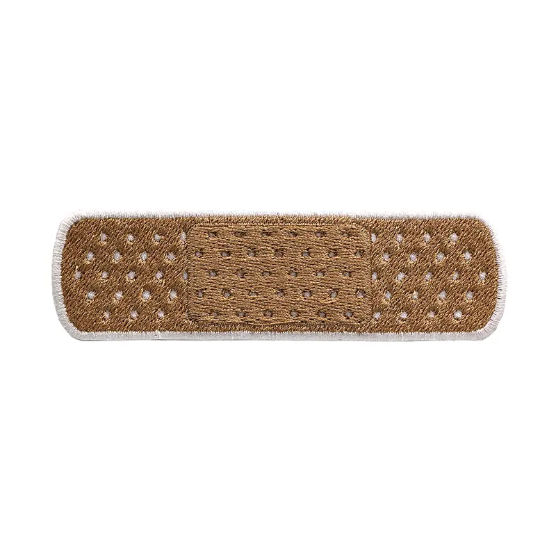 band-aid Embroidery Biker Patch