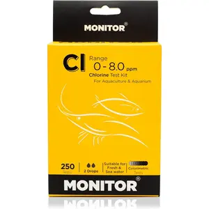 Chlorine Test KIT (250 Tests) For Aquarium and Aquaculture Water Quality Monitoring
