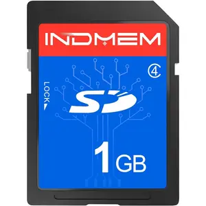 INDMEM SD Card 1GB Class 4 Flash Memory Cards MLC Stanard Secure Digital Cards Camera Cards, 1GB(1pc)