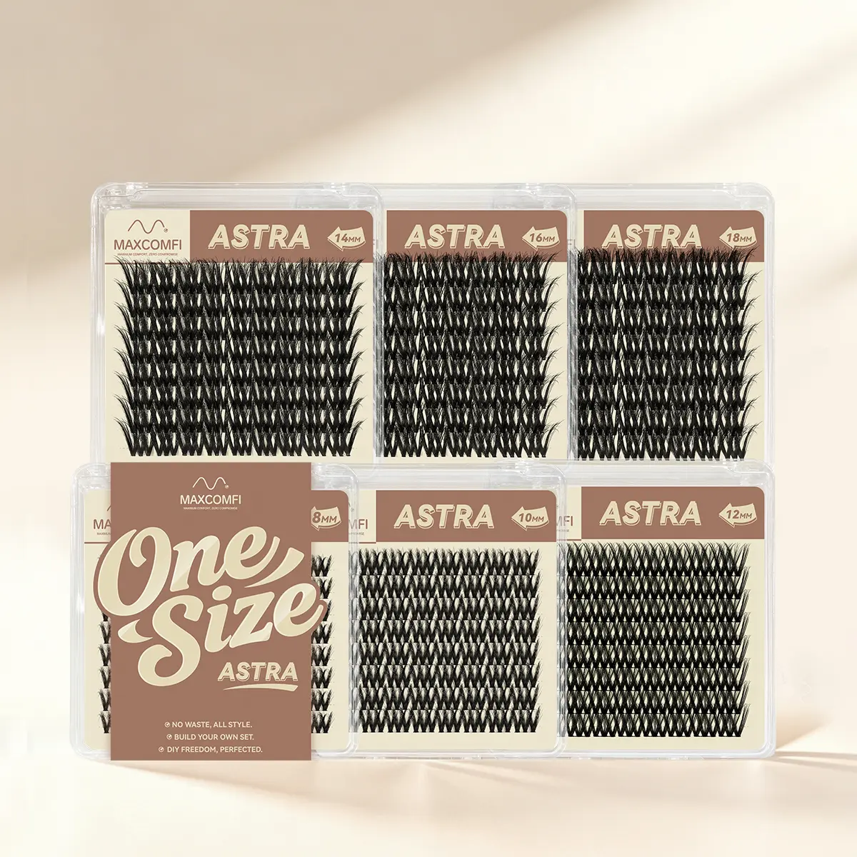 ASTRA One Size | Maxcomfi Lashes Clusters Length Lock