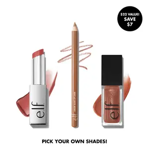 e.l.f. Build Your Glow Up Lip Trio - 3-Piece Set for Day to Night Look - Lip Liner, Lipstick, Lipgloss e.l.f. Build Your Glow Up Lip Trio - 3-Piece Set for Day to Night Look - Lip Liner, Lipstick, Lipgloss