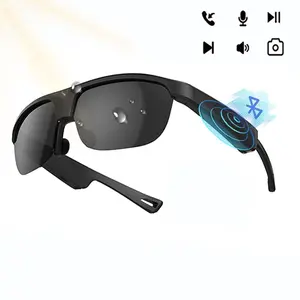 Bluetooth Smart Audio Sunglasses , Wireless Open-Ear Sound, Built-In Microphone & Speaker for Hands-Free Calls, Music, and Volume Control - Men & Women-multifunctional glasses, calls, outdoor sports,HD lenses-Suitable for outdoor/sports/driving