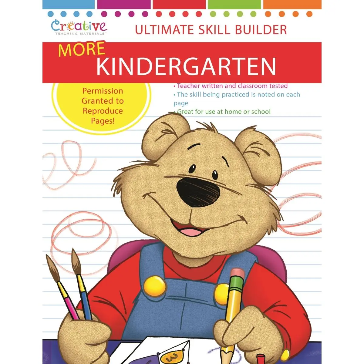 Creative Teaching Materials - Patterned Preschool Learning Materials, Ultimate Skill Builders for Ages 5+, Great for Home or School, More Kindergarten Classroom Supplies Covering Complete Academic Skills