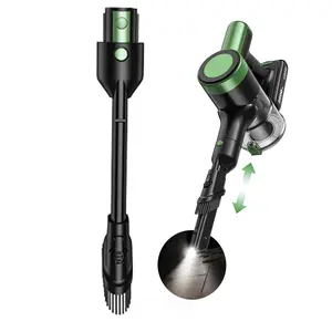VICEASE 2-in-1 Crevice & Dusting Brush with Bright LED Illumination, Compatible with Cordless Vacuum, Stick Vacuums for Pet Hair, Hard Floors, Sofa Gaps