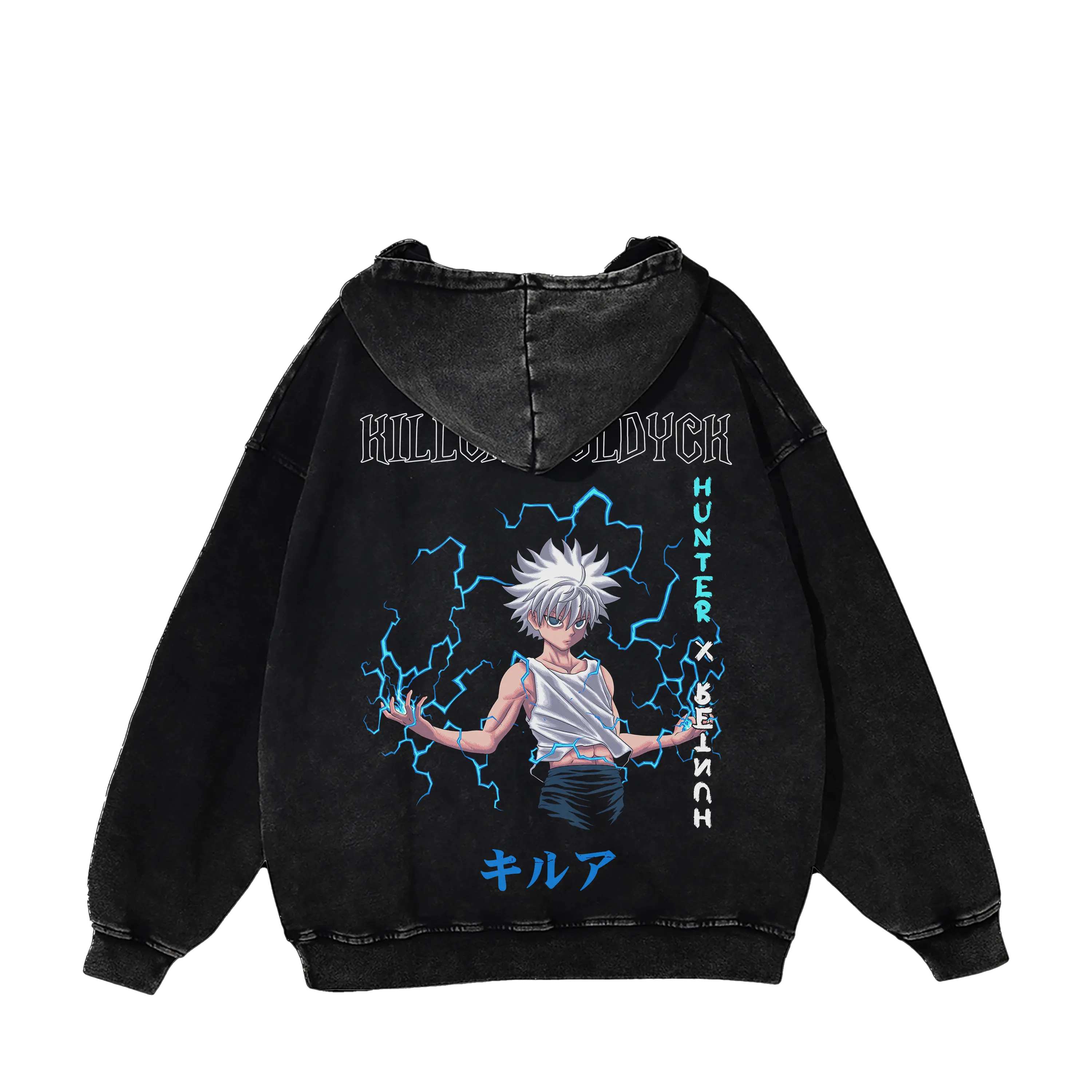 Hunter x Hunter Hoodie – Anime Vintage Oversized Streetwear Graphic Hoodie, Retro Style Pullover, Fan Gift Collector Edition