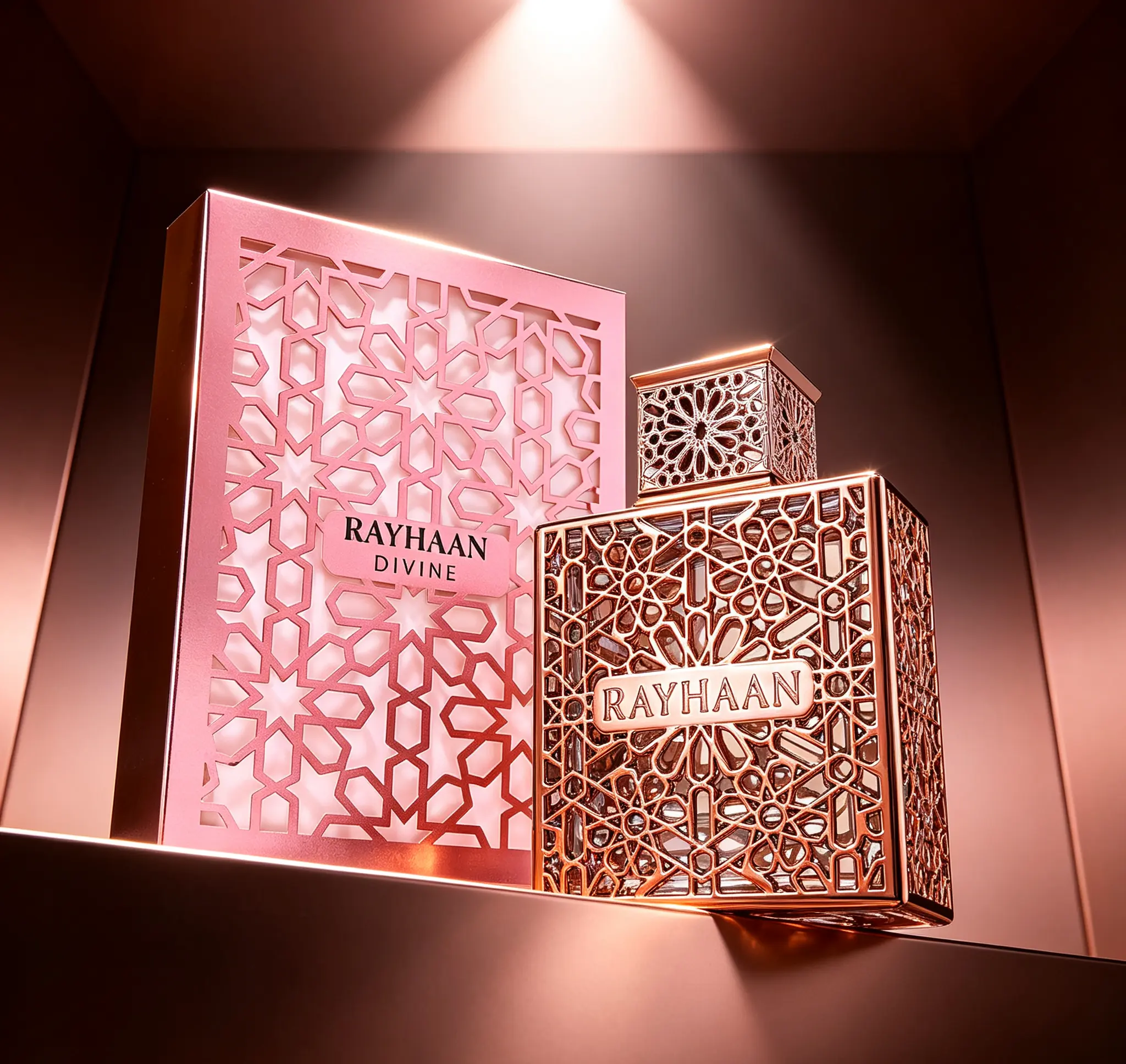 Rayhaan Divine Women Eau De Parfum 100ml Sweet Fruity Gourmand Floral Perfume Long Lasting Scent Luxury Fragrance Gift for Valentine Christmas All Occasions