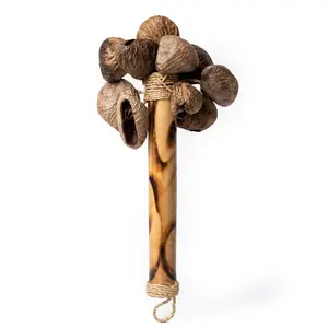 Bamboo Shaker Balinese Handcrafted Toca Seed Pod Percussion