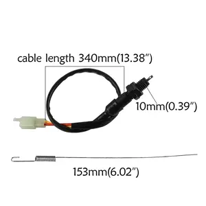 Go Kart Brake Light Switch Suspension Safety Switch Universal for Electric Scooter ATV UTV Drift Trike Golf Cart Buggy Quad Tricycle 4 Wheeler Mini Dirt Pit Bike Chopper Offroad Motorcycle Mobility