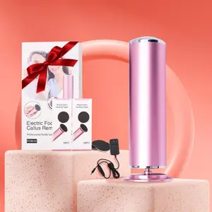 Electric Foot File, 1 Box Electric Foot Callus Remover & 120pcs Sandpaper, Professional Pedicure Tool for Home & Salon Use, Nail Drill Machine, Pink, Pedicure Kit