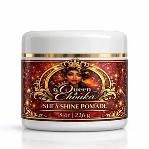 Queen Chouka Shea Shine Pomade – Natural Hair Moisturizer (8oz)