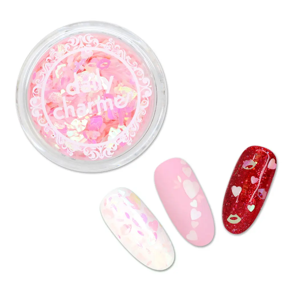 Lovely Heart Glitter Mix / I Heart You