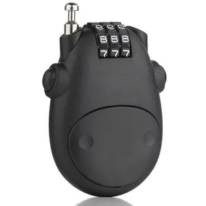 Adjustable Cable Lock, Steel Cable 3 Digit Lock for Cycling Riding Bike, Anti-theft Lock for Bike, Motorcycle, Bicycle, Helmet, Outdoor Cycling Accessories